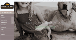 Desktop Screenshot of cobblestonevet.com